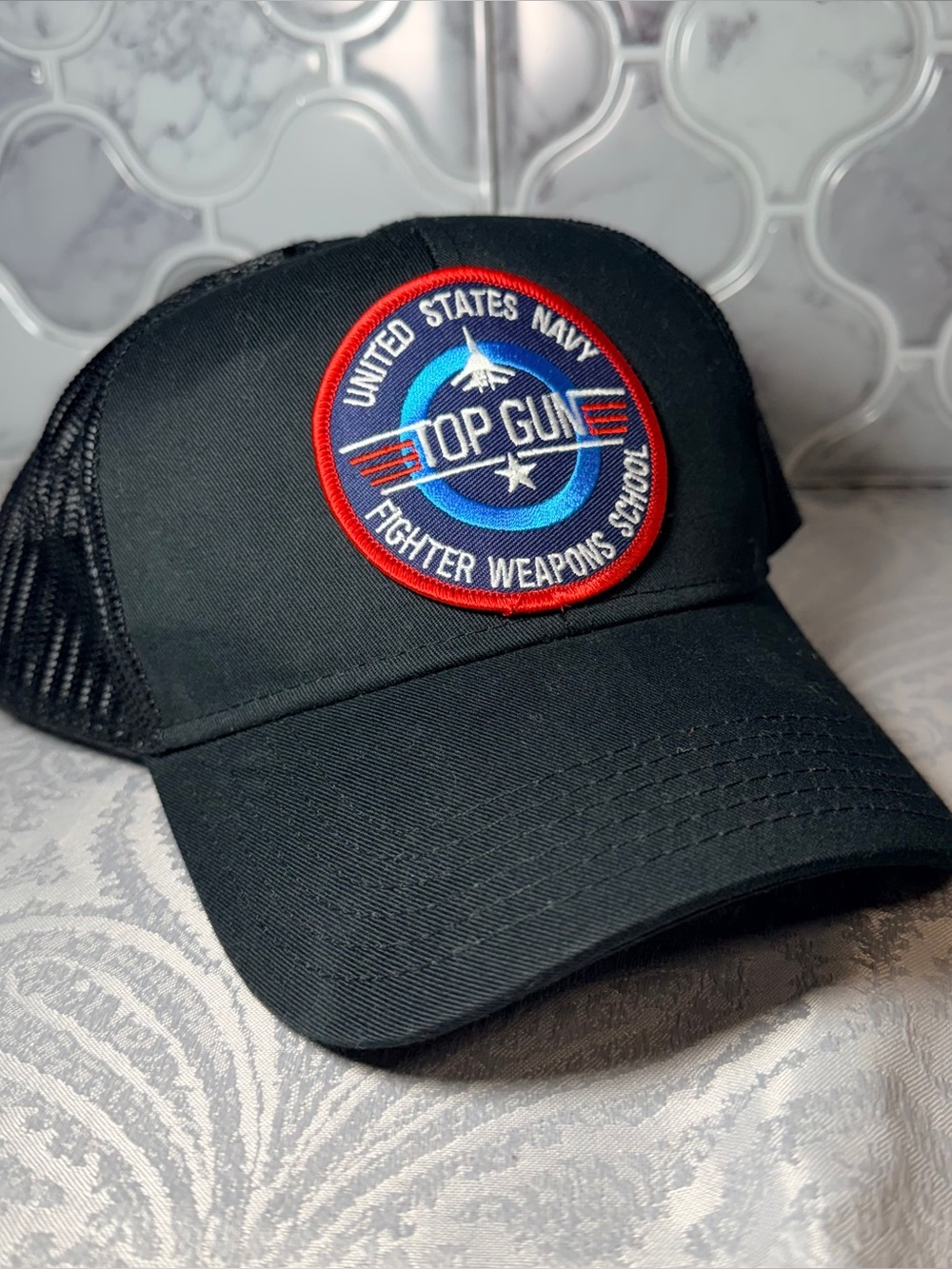 United States Navy Top Gun Fighter weapons school Hat by OTTO OSFM
